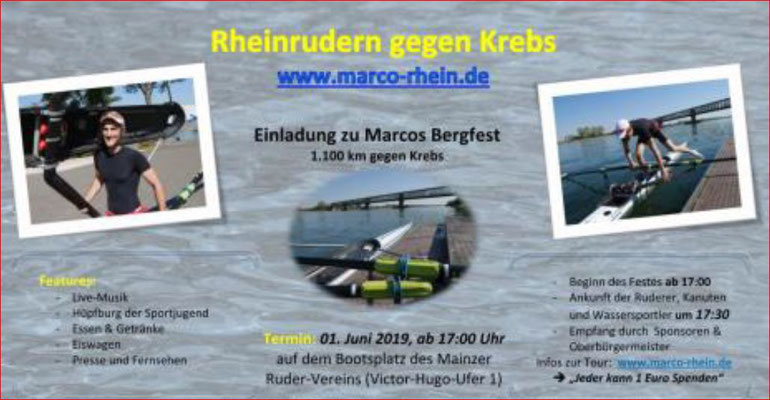 Rudern gegen Krebs mit Marco Matthes