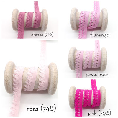 Wäschegummi mit feiner Spitze - ideal für Lingerie