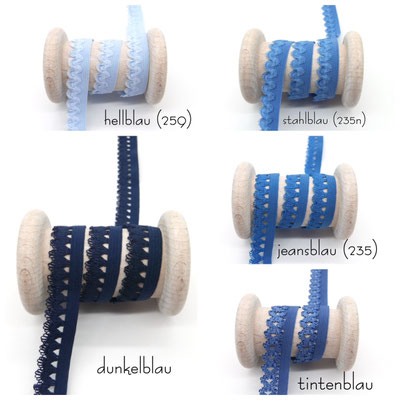 Wäschegummi mit feiner Spitze - ideal für Lingerie