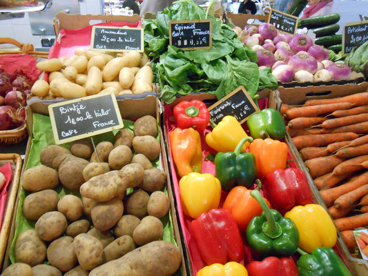 Les produits du marché