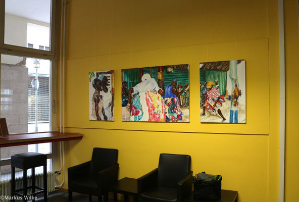 Voodoo 2010, Acryl auf Leinwand, 80 x 210 cm, 3tlg