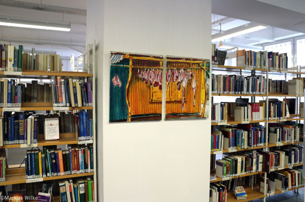 Carne, 2010, Acryl auf Leinwand, 60 x 100 cm, 2tlg