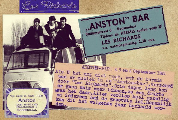 Anston Bar - Les Richards - Kermis 4,5 en 6 september 1965
