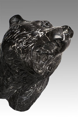 Baer Head, 40 cm, marble composite. Price on request