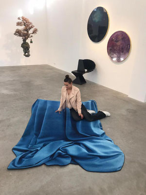 Celia Hadeler, Art Rugs, Royal Blue, 180 x 270 cm