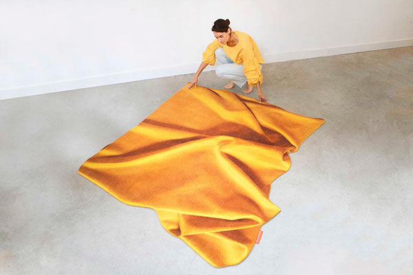 Celia Hadeler Rugs Ocher Yellow 230 x 165 cm