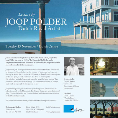 Joop Polder Lecture in Dutch Curch London November 2016
