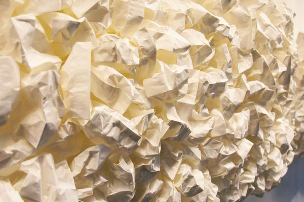 Yvon Koopman Cream, paper, 140 x 70 cm
