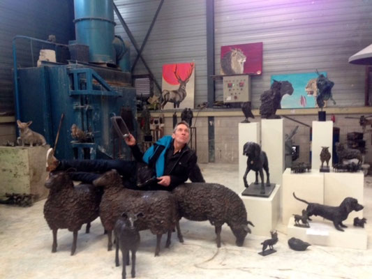 Bronze sheep real size EUR 15,000 per piece