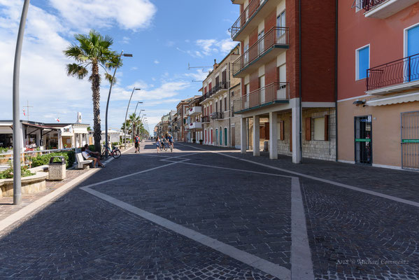 Promenade von Porto Recanati, Marken