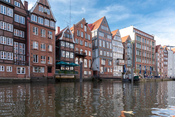 Mit die ältesten Gebäude in Hamburg am Nikolaifleet