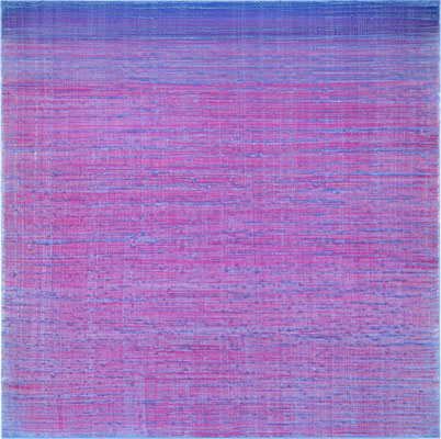 Joanne Mattera, "Silk Road 464," 2020, encaustic on panel, 18 x 18 inches, $4,400