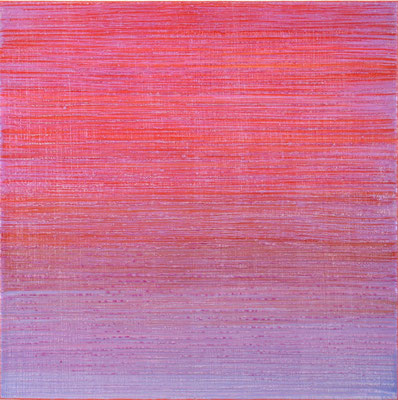 Joanne Mattera, "Silk Road 456," 2020, encaustic on panel, 18 x 18 inches, $4,400