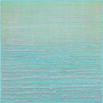 Joanne Mattera, "Silk Road 453," 2019, encaustic on panel, 12 x 12 inches, $2,400