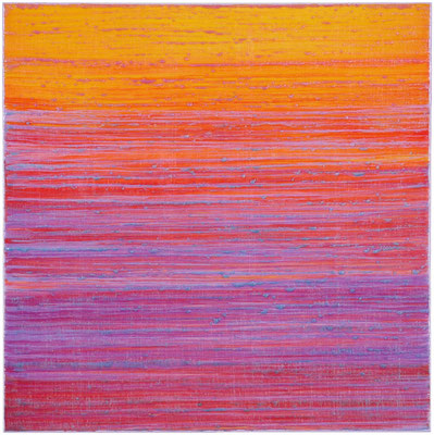 Joanne Mattera, "Silk Road 312," 2017, encaustic on panel, 12 x 12 inches, $2,400