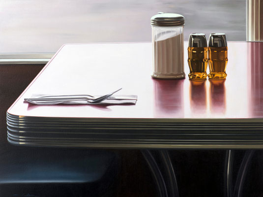 Matt Condron, "Sunday Morning One Top," 2013, oil on canvas on panel, 30 x 40 inches - SOLD
