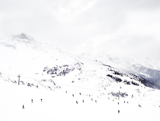 Joshua Jensen-Nagle, "Changing Days St. Anton," archival inkjet print face-mounted to Plexiglass, available in: 30x40", 43 x 57", 58 x 77", 70 x 93"