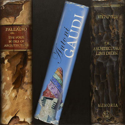 Paul Béliveau, "Vanitas 16.11.15 (Gaudi)," 2016, acrylic on canvas, 36 x 36 inches - SOLD