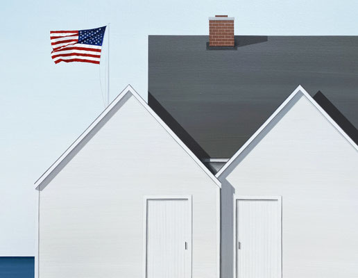 Detail from "Exhibited," 2020, acrylic and watercolor pencil on canvas, 32 x 48 inches, $7,100from 