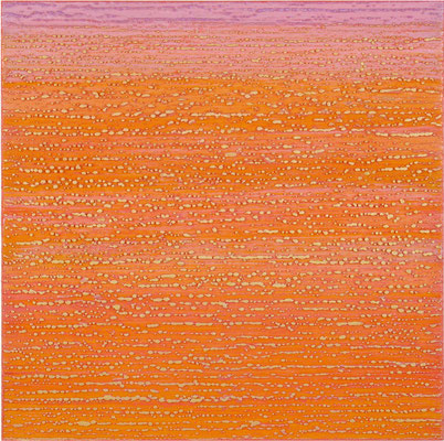 Joanne Mattera, "Silk Road 495," 2020, encaustic on panel, 18 x 18 inches, $4,400