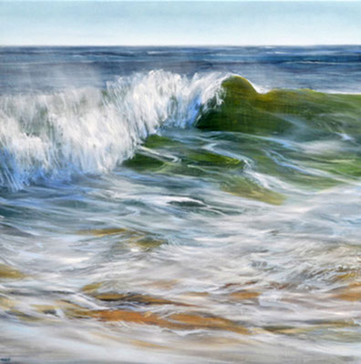 Teri Malo, "Poem from Gloucester," 2013, oil on panel, 12 x 12 inches - SOLD