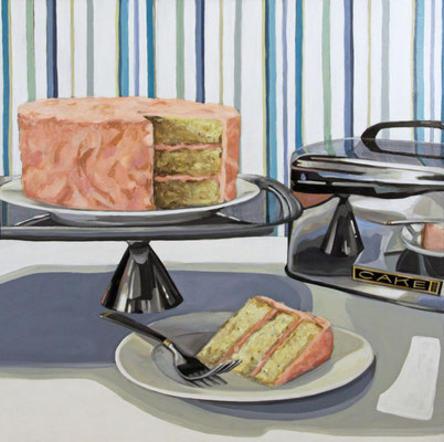 Leslie Graff, "In the Reflection," 2020, acrylic on canvas, 30 x 30 inches, $4,500