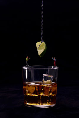 Christopher Boffoli, "Cocktail Technicians," acrylic-dibond mounted photograph, 36 x 24 inches (also available: 18 x 12, 48 x 32)