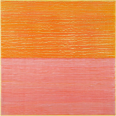 Joanne Mattera, "Silk Road 427," 2018, encaustic on panel, 18 x 18 inches, $4,400