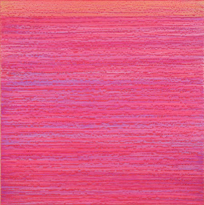 Joanne Mattera, "Silk Road 494," 2020, encaustic on panel, 18 x 18 inches, $4,400