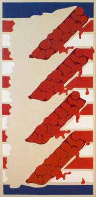 Stephen D'Onofrio, "American Pie," 2017, oil on canvas, 71 x 36 inches, $5,800