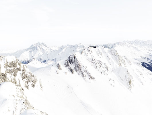 Joshua Jensen-Nagle, "Never Ending Peaks (St. Anton)," archival inkjet print face-mounted to Plexiglass, available in: 30x40", 43 x 57", 58 x 77", 70 x 93"
