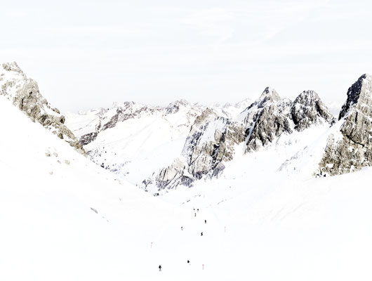 Joshua Jensen-Nagle, "The Way We Go (St. Anton)," archival inkjet print face-mounted to Plexiglass, available in: 30x40", 43 x 57", 58 x 77", 70 x 93"