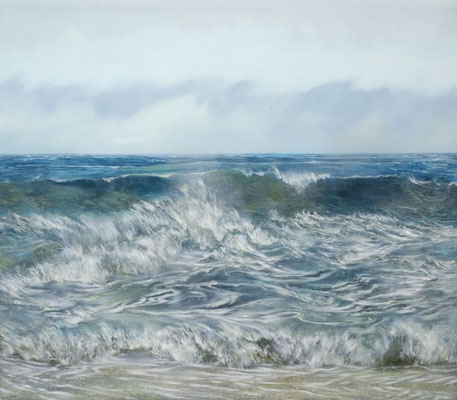 Teri Malo, "The Day After #1," 2019, oil on panel, 42 x 48 inches, $10,000