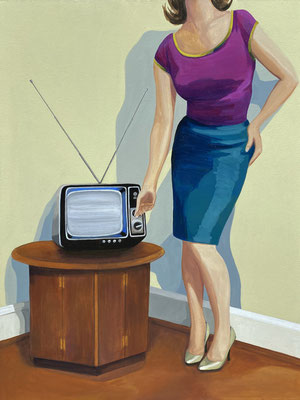 Leslie Graff, "A Clearer Picture," 2021, acrylic on canvas, 40 x 30 inches, $6,000