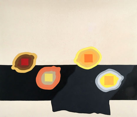 Stephen D'Onofrio, "Still Life with Josef Albers Lemons," 2018, oil on canvas, 26 x 35 inches, $3,800