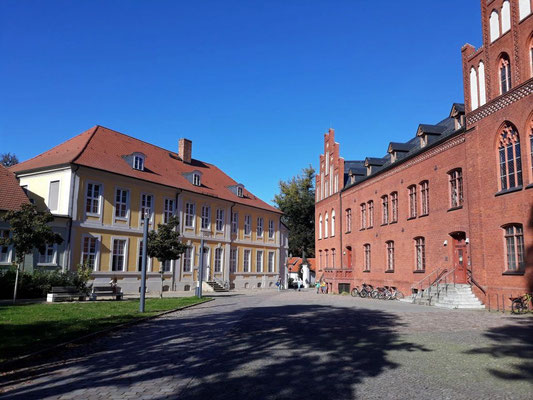 Domhof, ohne Dom. In seiner stattlichen  Größe passte der Dom nicht in das Objektiv meiner Kamera