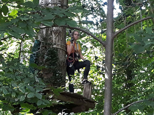 "Huch, ist das aber hoch" Kletterpark Müritz