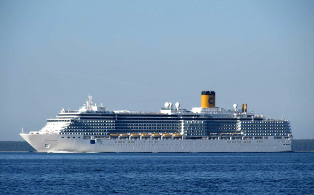 Auf der Fahrt nach Tallinn, aber an Bord der "Amanita"