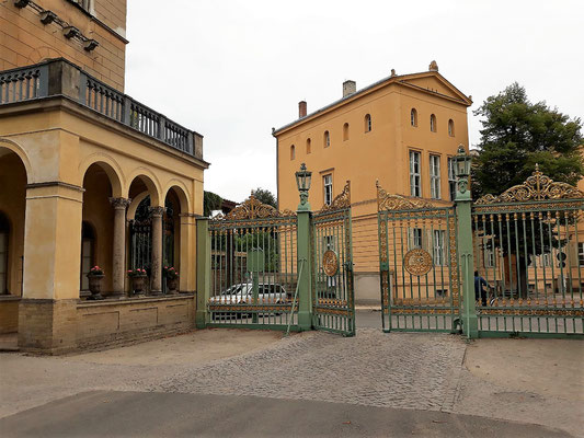 Eingang zum Park "Schloß Sanssouci" in Potsdam 