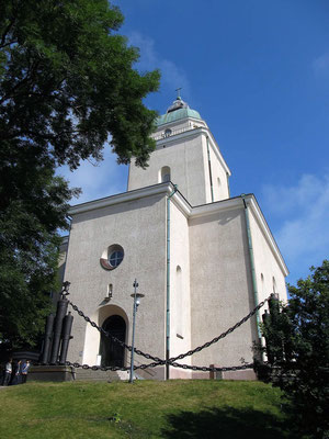 Orthodoxe Garnisonskirche von 1854 - heute noch mit einem Leuchtfeuer im Turm