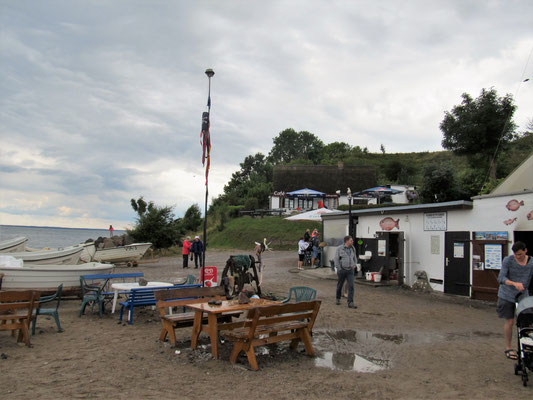 "Vitte" auf Rügen, ein letzter Ausflug. Wolken und Regen nehmen der Insel nicht ihren Charme