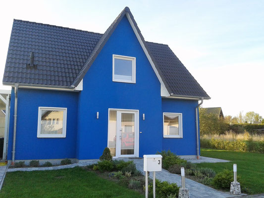 Unser blaues Haus in Reinberg / Stralsund....