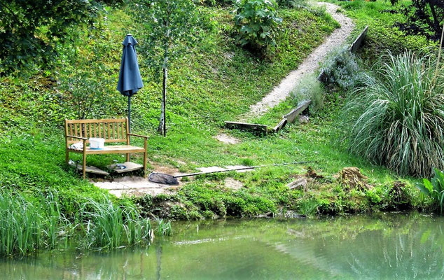 Idyllische Winkel zum chillen. Die Fahrt geht weiter bis Epernay, die Hauptstadt und das Zentrum der Champagne 