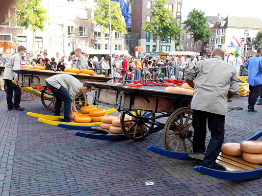 Käsemarkt Alkmaar - wir waren dabei