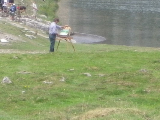 Jean Nicolas ROSSI devant le lac