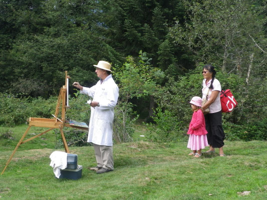 Serge Ribardière au travail