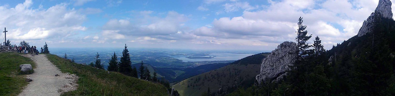 Panoramasicht Nähe Kampenwand im Chiemgau