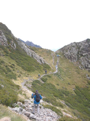 Sur le retour.