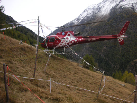 Air Zermatt Flughelfer geht