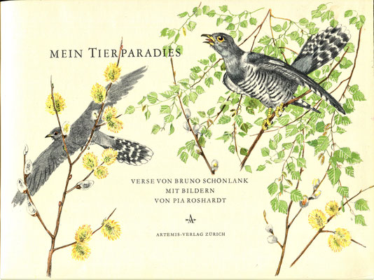 Illustration 1: Mein Tierparadies, Artemis Verlag Zürich 1949.